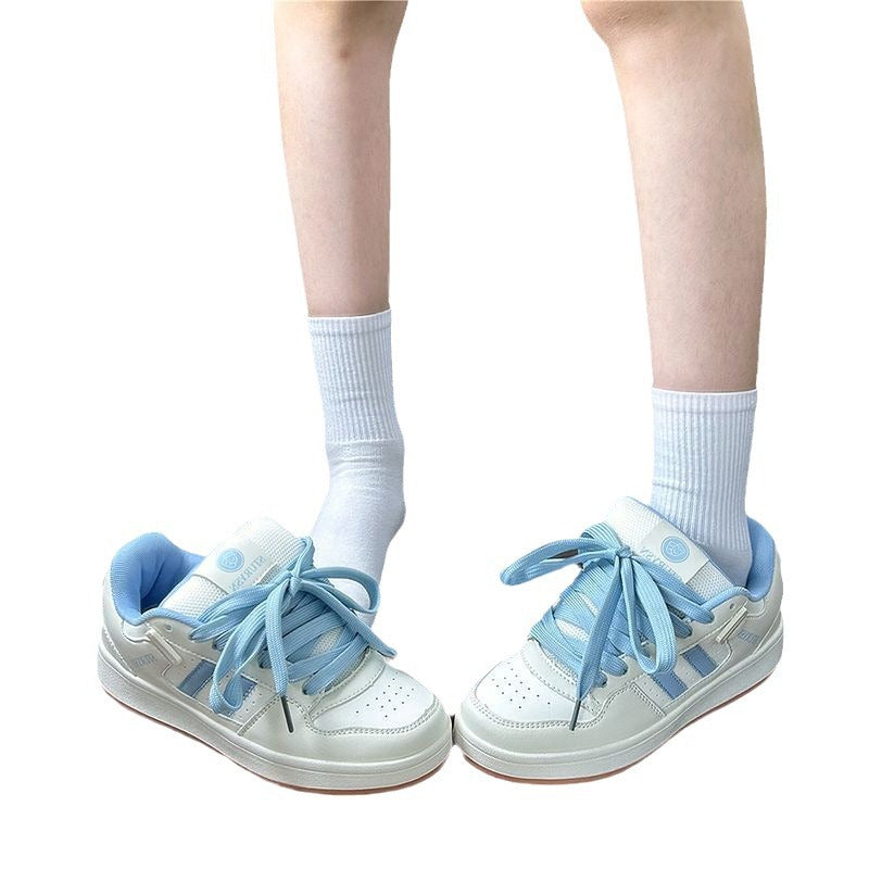 Damen Sportliche Sneakers im Retro-Look mit atmungsaktiver Oberflächenstruktur Drune
