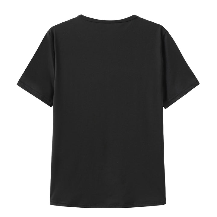 Damen T-Shirt mit kreativem Statementdruck Drune