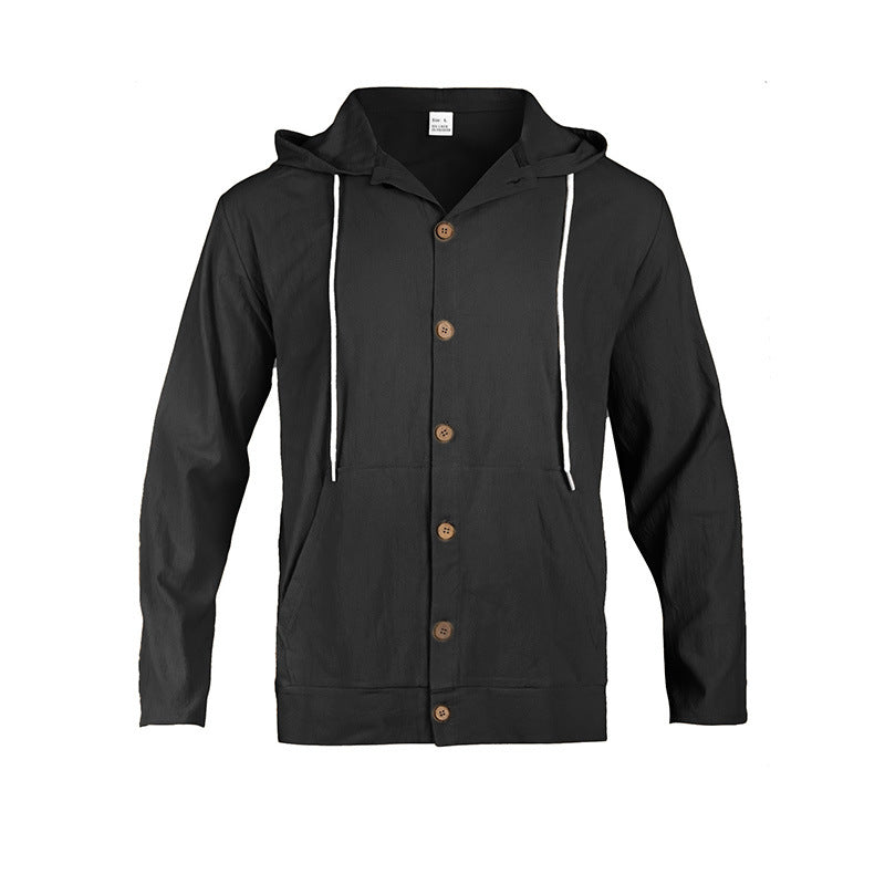 Herren Leichte Kapuzenjacke mit praktischen Taschen Drune