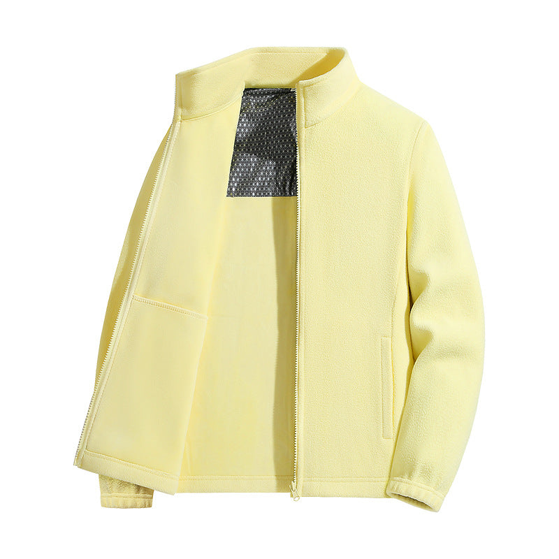 Damen Fleecejacke mit Stehkragen Drune