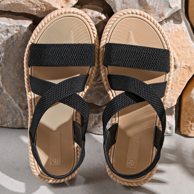Damen Strandsandalen mit ergonomischer Sohle Drune