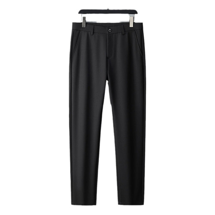 Herren Schmal geschnittene Anzughose aus Stretchtwill mit geradem Bein Drune