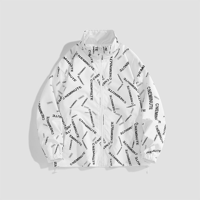 Damen leichte Windbreaker Jacke Drune