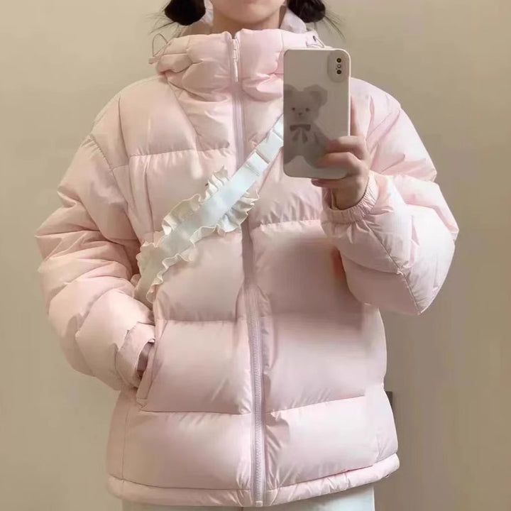 Damen Wattierte Pufferjacke mit Kapuze und isolierender Füllung Drune