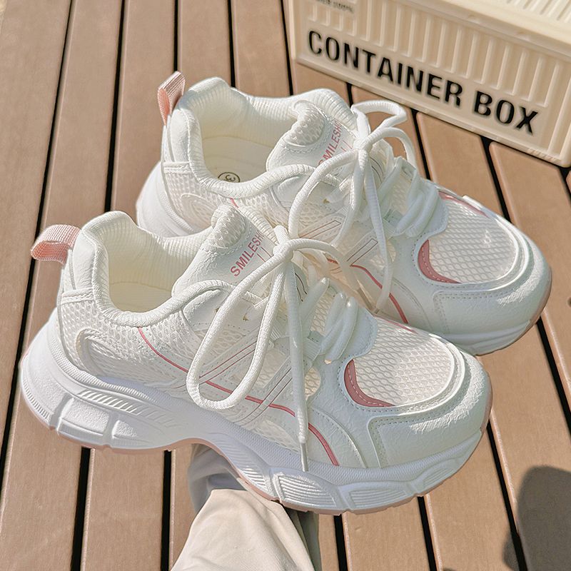 Damen Sportliche Mesh-Sneaker mit hochdämpfender Laufsohle und atmungsaktiver Obermaterialstruktur Drune
