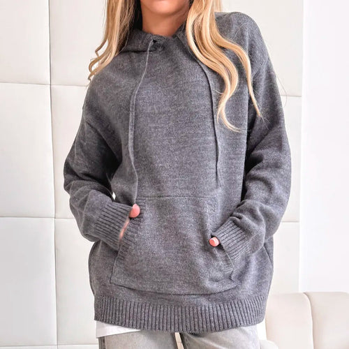 Damen Bequemer Kapuzenpullover