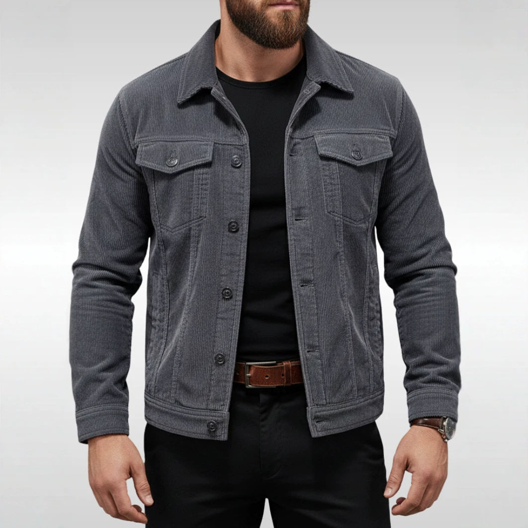 Herren Cordjacke mit Taschen