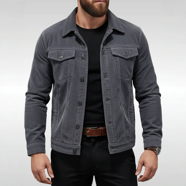 Herren Cordjacke mit Taschen