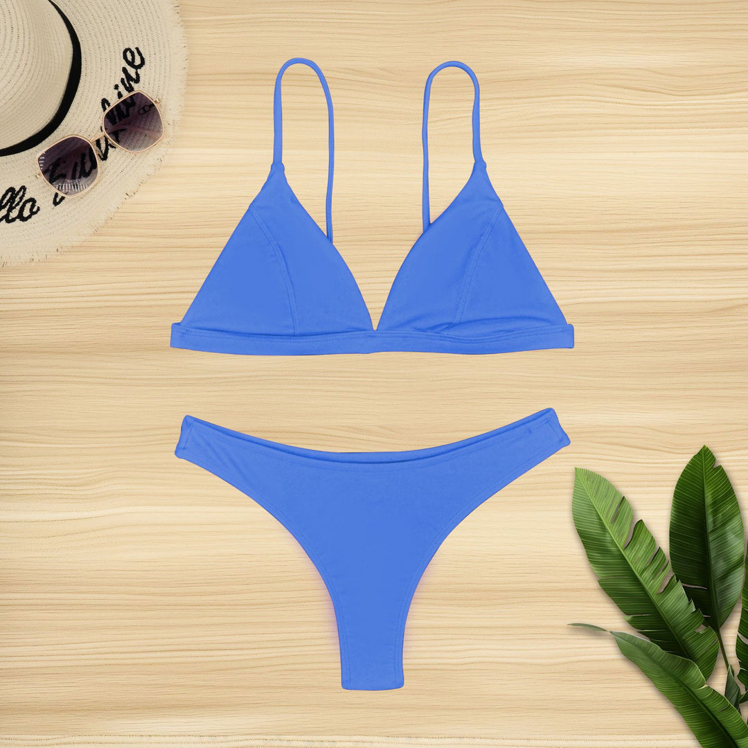 Damen Triangle-Bikini-Set Drune