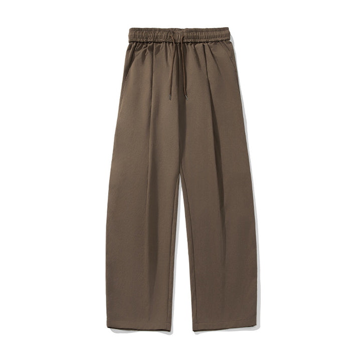 Damen Locker fallende Sommerhose mit hohem Bund, Elastik- und Tunnelzug Drune