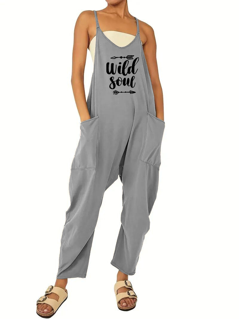 Damen Jumpsuit mit lässigem Schnitt und praktischen Taschen Drune