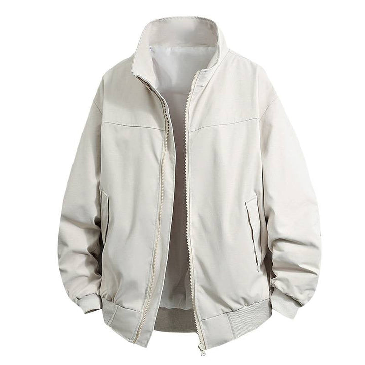 Herren Übergangsjacke mit hohem Kragen und praktischen Reißverschlusstaschen Drune