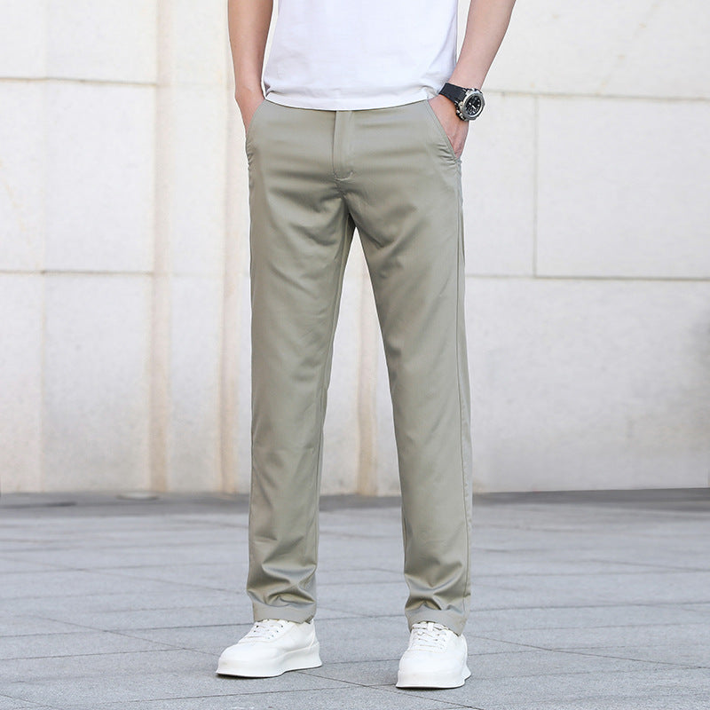 Herren Schmale Stretch-Chinohose im Business-Casual-Look Drune