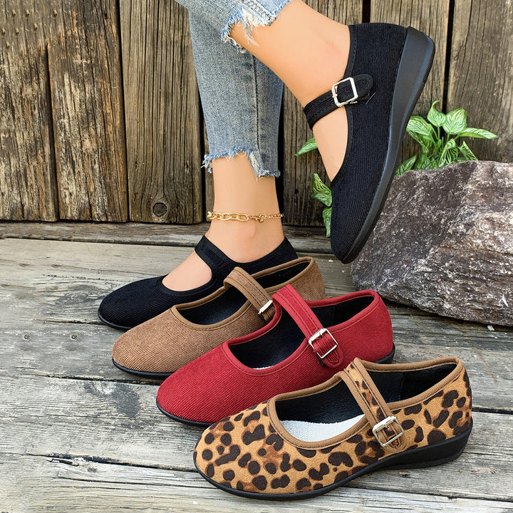 Damen Elegante und komfortable Mary Jane Schuhe Drune