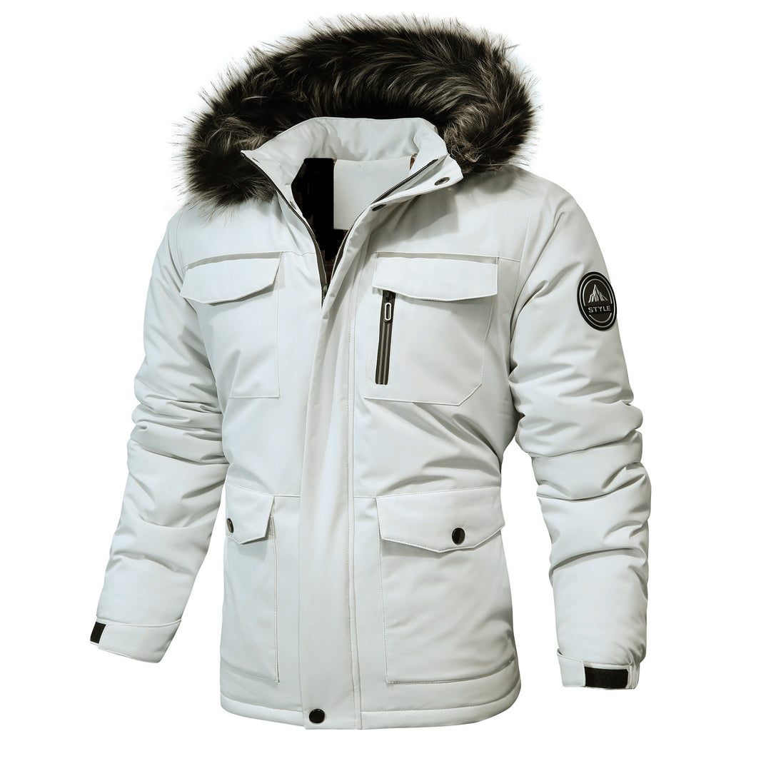 Herren Arctic-Insulated Parka mit abnehmbarer Kunstfellkapuze und reflektierenden Details Drune