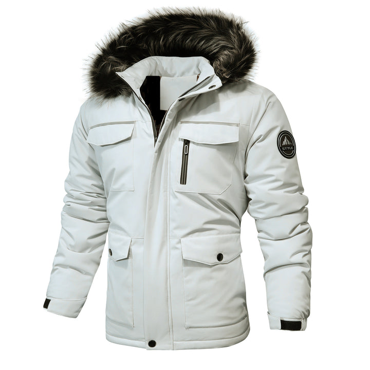 Herren Arctic-Insulated Parka mit abnehmbarer Kunstfellkapuze und reflektierenden Details Drune