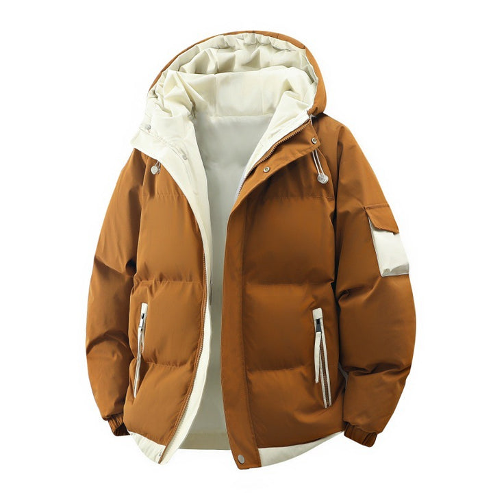 Damen Modische Steppjacke mit Kapuze