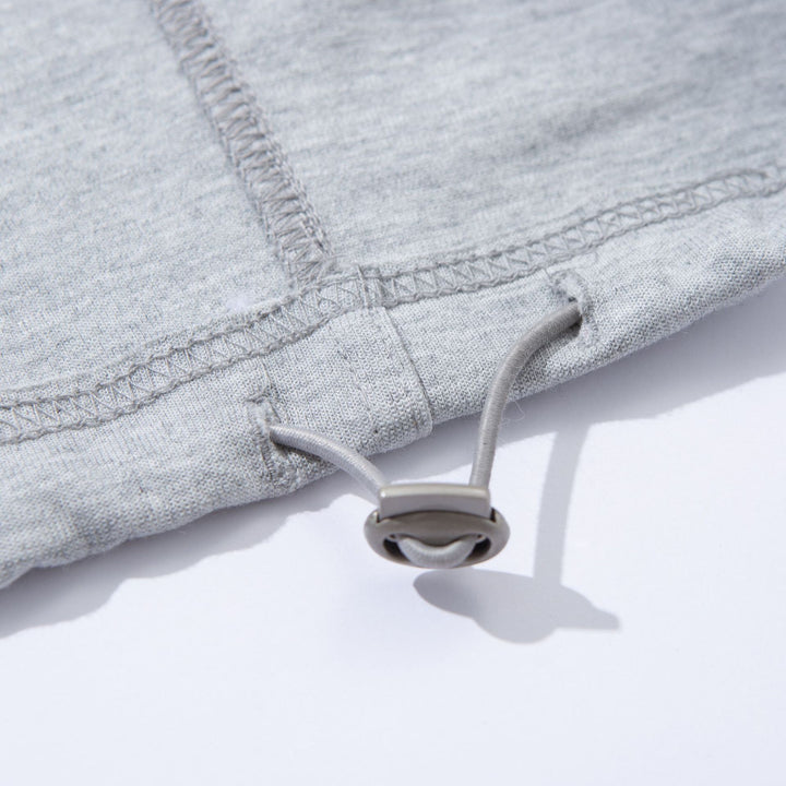Unisex Weite French‑Terry Sweatpant mit elastischem Tunnelzugbund, Seitentaschen und verstellbarem Saum Drune