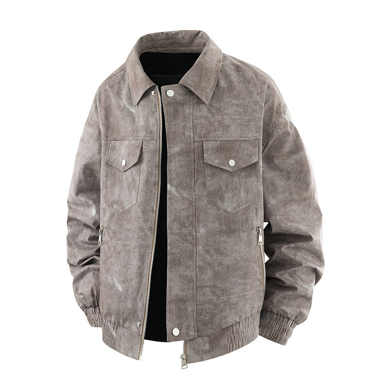 Herren Modische Übergangsjacke mit geschmeidiger Textur
