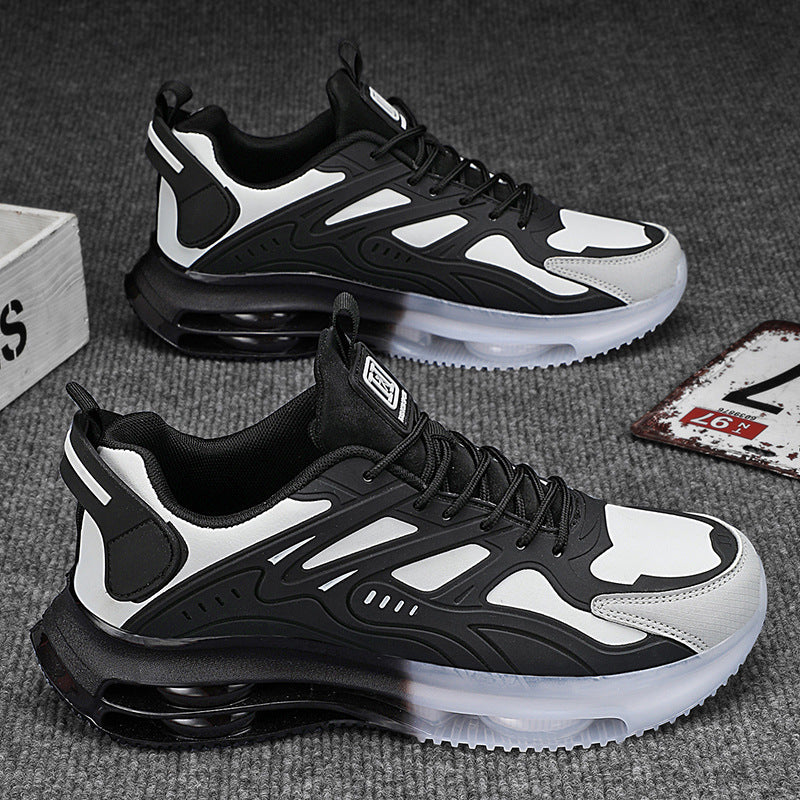 Herren Hightech-Airflow-Dämpfungs-Sneaker mit sichtbarer Mehrkammer-Luftsohle Drune