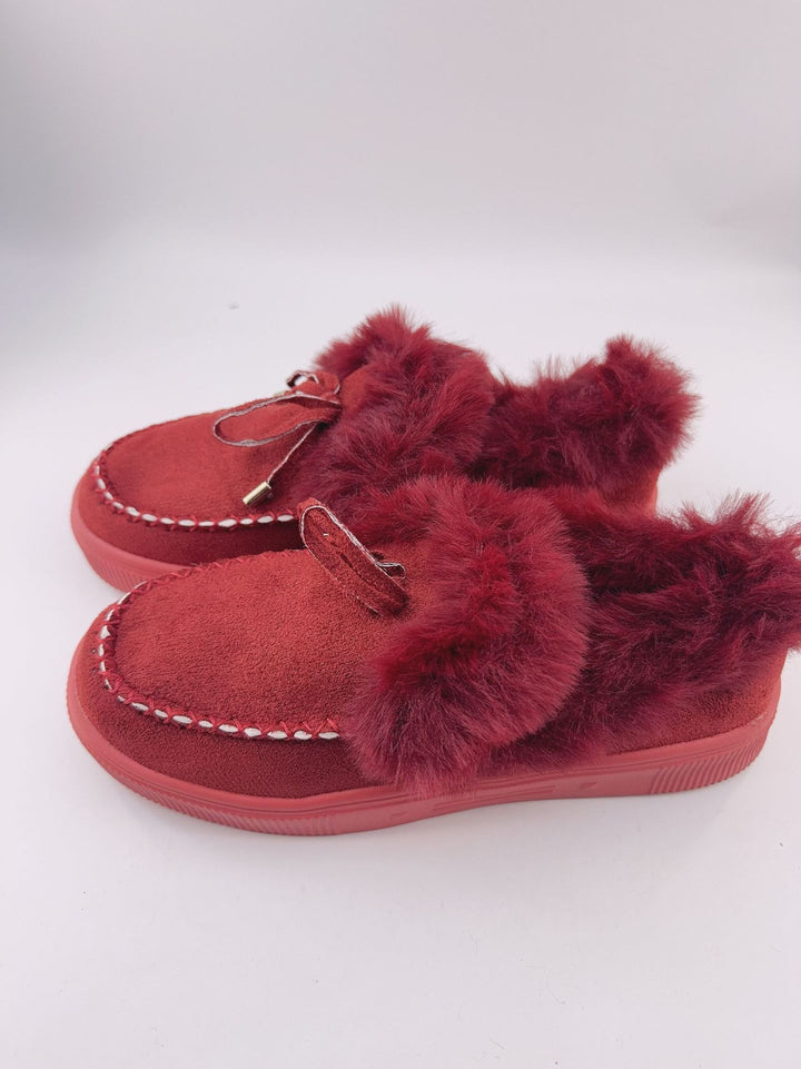 Damen Bequeme Hausschuhe mit flauschigem Innenfutter und modischem Schnitt Drune
