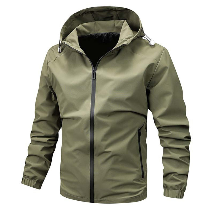 Herren Leichte Softshell‑Kapuzenjacke mit wasserabweisender Membran und versiegelten Reißverschlüssen Drune