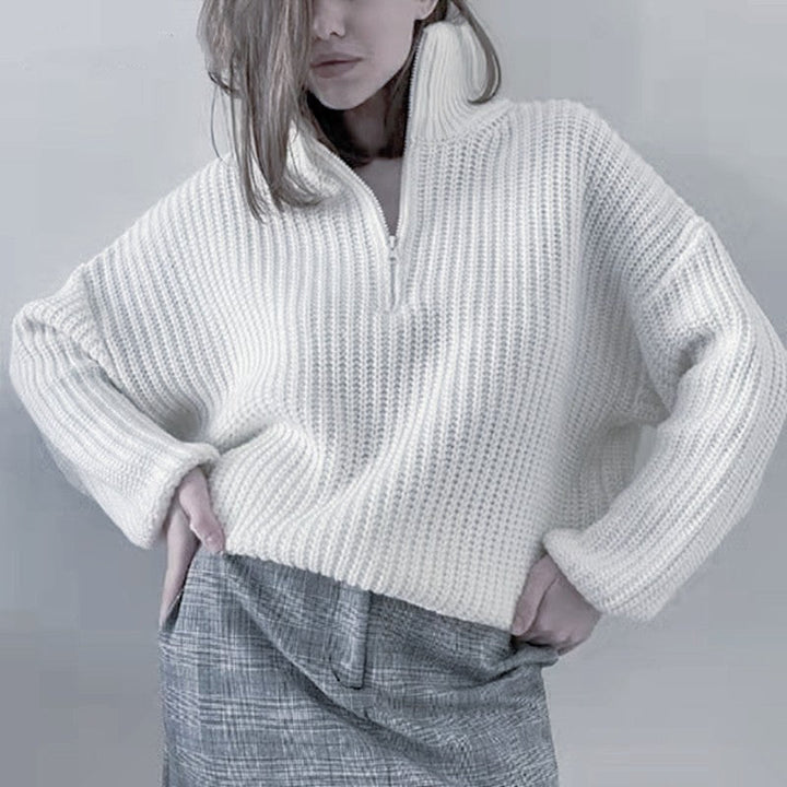 Damen schicker Pullover im lässigen Strickstil Drune
