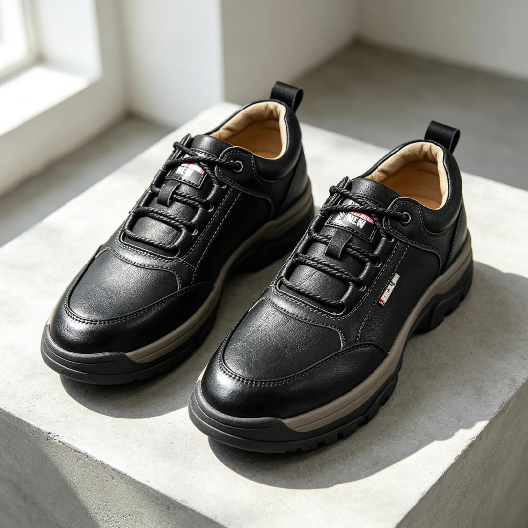 Herren Bequeme und Stylische Leder Sneakers Drune