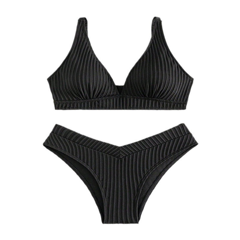 Damen Push-Up Bikini-Set mit vorteilhaftem High-Waist-Schnitt Drune