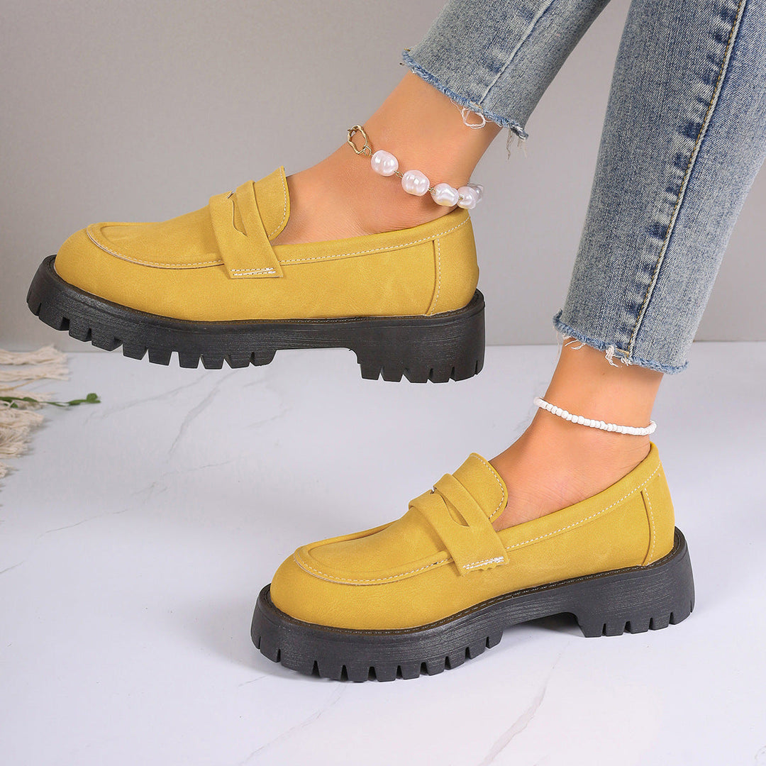 Damen Bequeme Mokassins mit rutschfester Sohle und stylishen Akzenten Drune