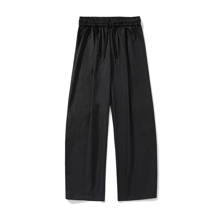 Damen Locker fallende Sommerhose mit hohem Bund, Elastik- und Tunnelzug Drune