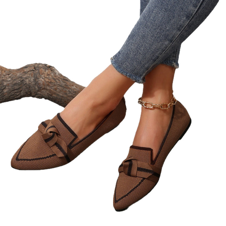 Damen Spangenballerinas mit Knötchen-Details und atmungsaktivem Obermaterial Drune