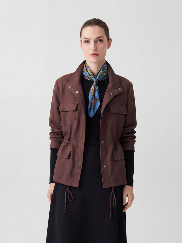 Damen Urban Chic Utility Jacket Drune