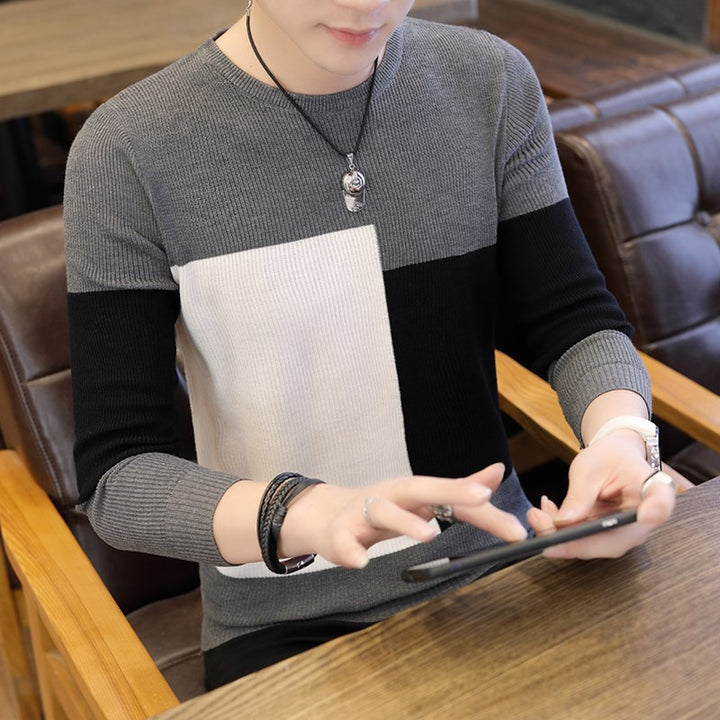 Herren modisches Sweatshirt mit geometrischem Muster Drune
