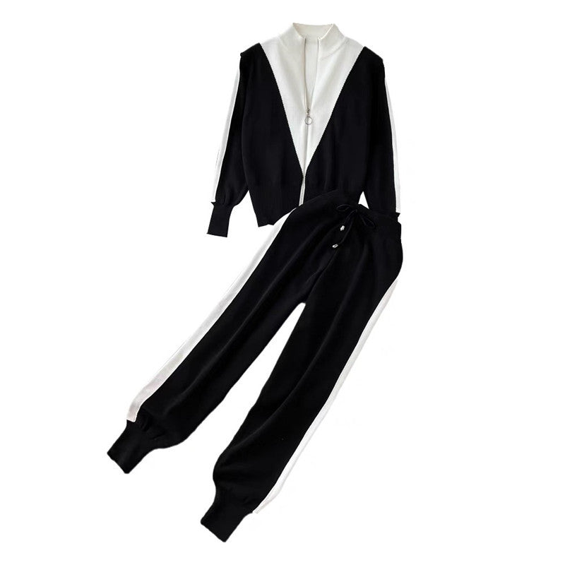 Damen sportliches High-Quality Lounge-Set mit Reißverschluss Drune