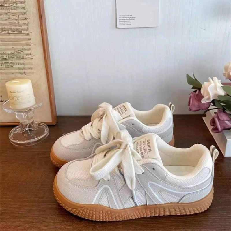 Damen Sportliche Sneakers mit atmungsaktiver Mesh-Oberfläche und rutschfester Sohle Drune