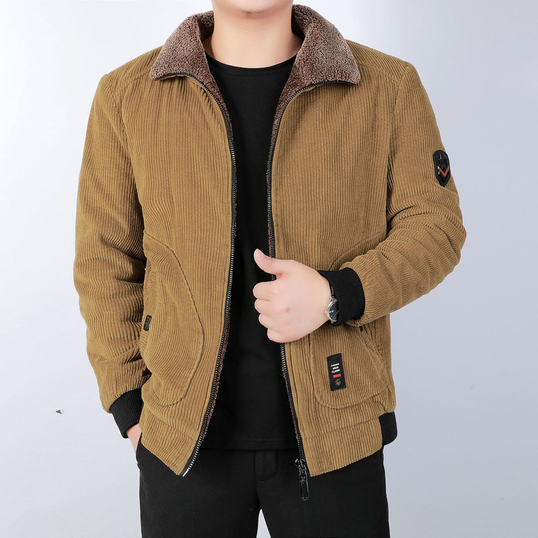 Herren Bequeme und stilvolle Cordjacke Drune