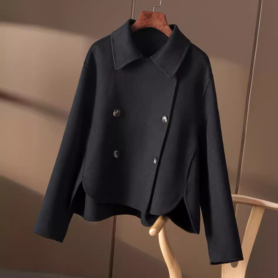 Damen Modische Kurzarmpulloverjacke Drune