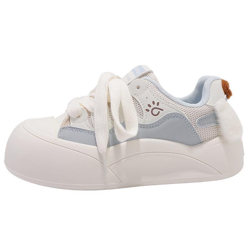 Damen Sneaker mit verspieltem Design und plüschigen Details Drune