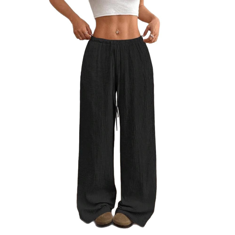 Damen Lockere Palazzo-Hose Drune