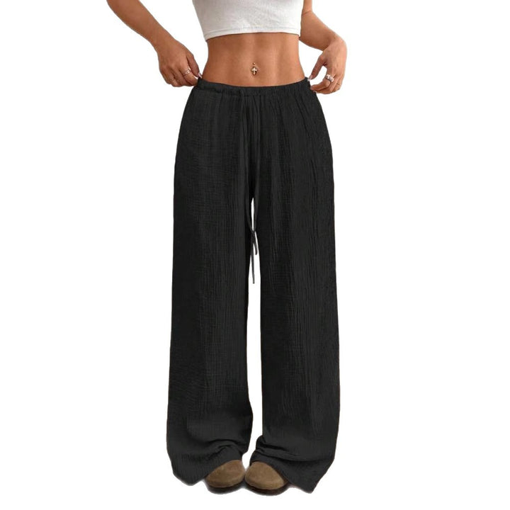 Damen Lockere Palazzo-Hose Drune