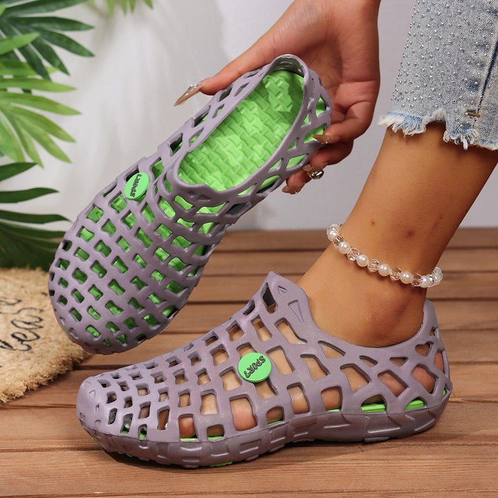 Damen leichte und atmungsaktive Freizeitschuhe mit rutschfester Außensohle Drune