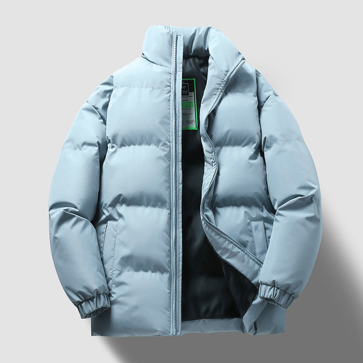 Unisex nan gesteppte Thermo-Steppjacke mit hohem Stehkragen und winddichter Isolationsfüllung Drune