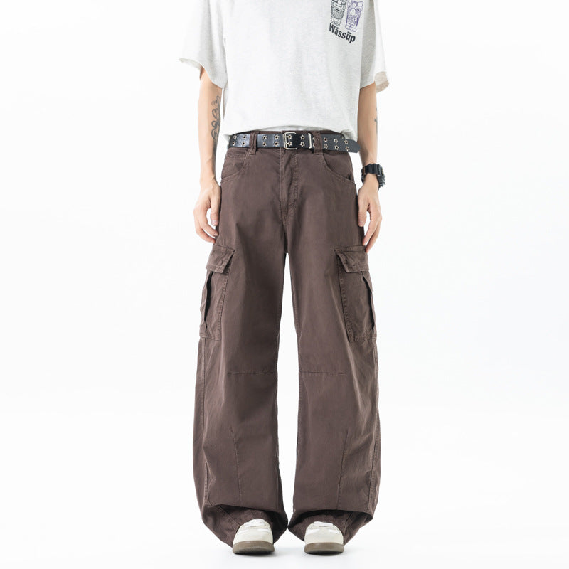 Damen Weite Baumwoll‑Cargo‑Culotte mit Multifachtaschen Drune