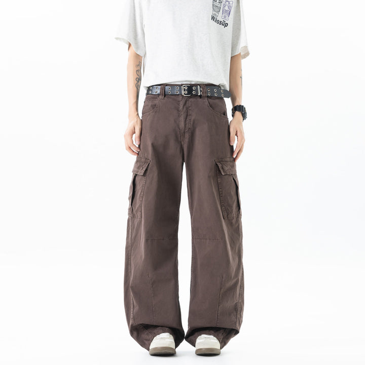 Damen Weite Baumwoll‑Cargo‑Culotte mit Multifachtaschen Drune