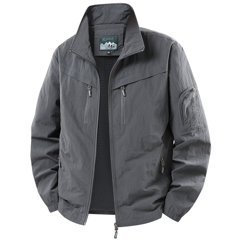 Herren Leichte strategische Outdoor-Jacke
