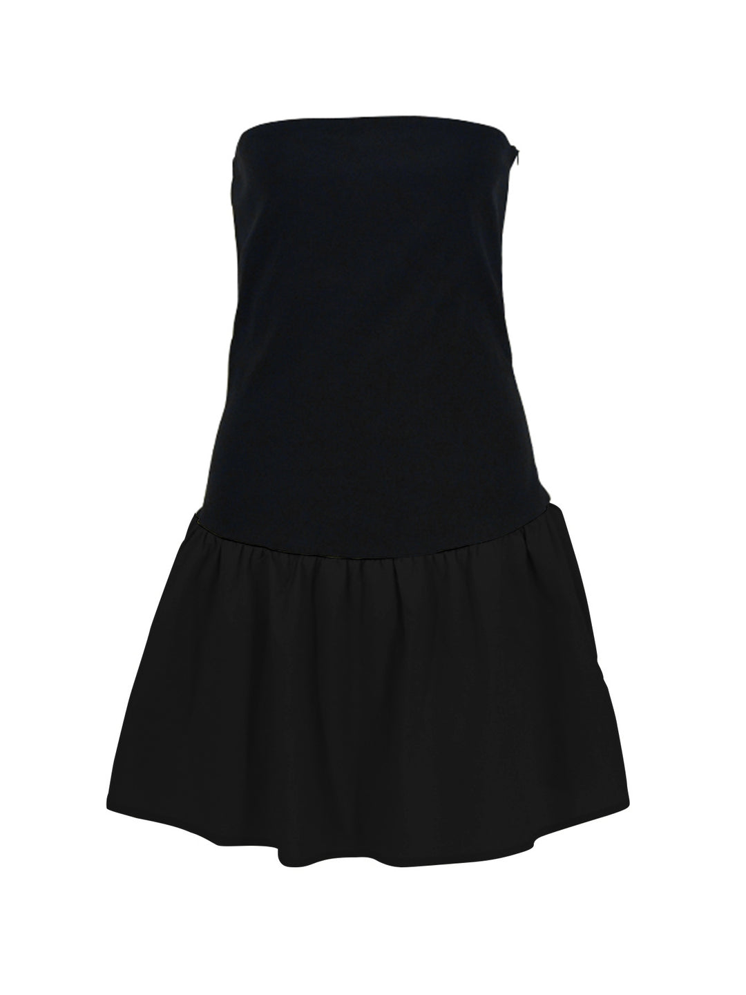 Damen Bandeau-Kleid mit frischem und fließendem Rock Drune
