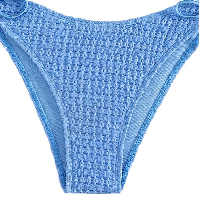 Damen Häkel-Bikini mit verspielten Bindebändern Drune