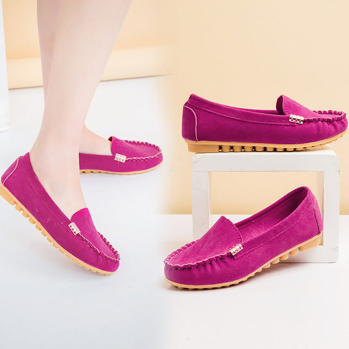 Damen Mokassin Slipper mit flexibler Sohle und modischem Design Drune