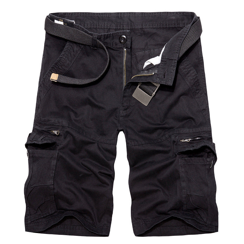 Herren Cargo-Shorts mit multifunktionalen Taschen und verstellbarem Gürtel Drune